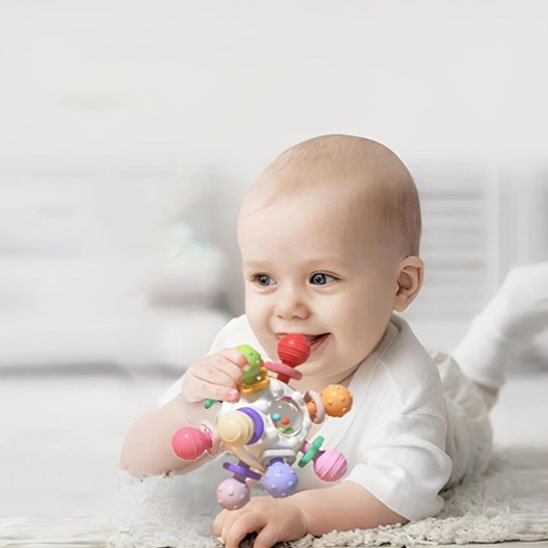 Jouet bébé | Éveil Sensoriel Multicolore - Petit Eveil