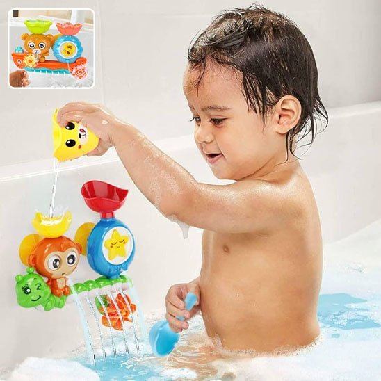 Jouet baignoire bebe | Aquafun Coloré - Petit Eveil
