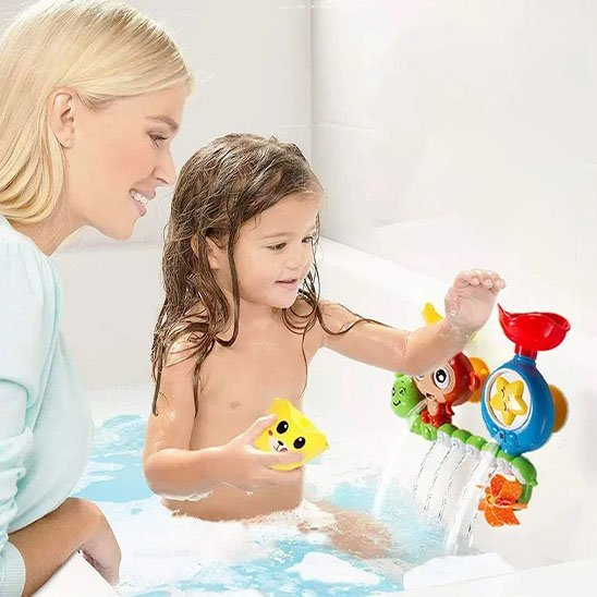 Jouet baignoire bebe | Aquafun Coloré - Petit Eveil