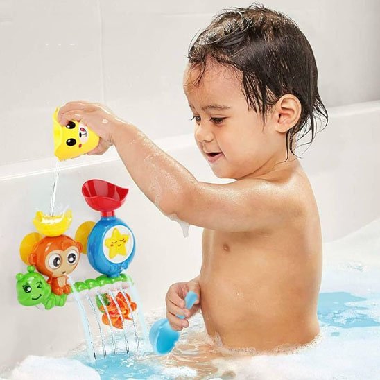 Jouet baignoire bebe | Aquafun Coloré - Petit Eveil