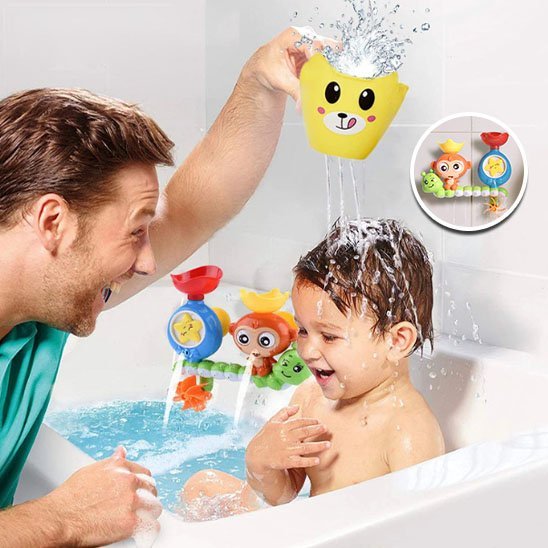 Jouet baignoire bebe | Aquafun Coloré - Petit Eveil