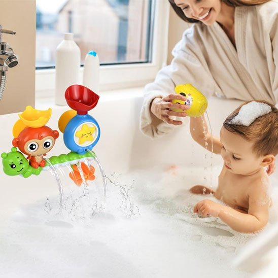 Jouet baignoire bebe | Aquafun Coloré - Petit Eveil
