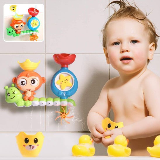 Jouet baignoire bebe | Aquafun Coloré - Petit Eveil