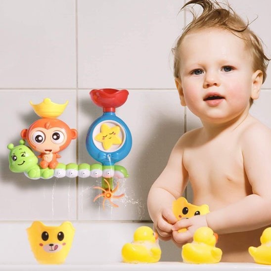 Jouet baignoire bebe | Aquafun Coloré - Petit Eveil