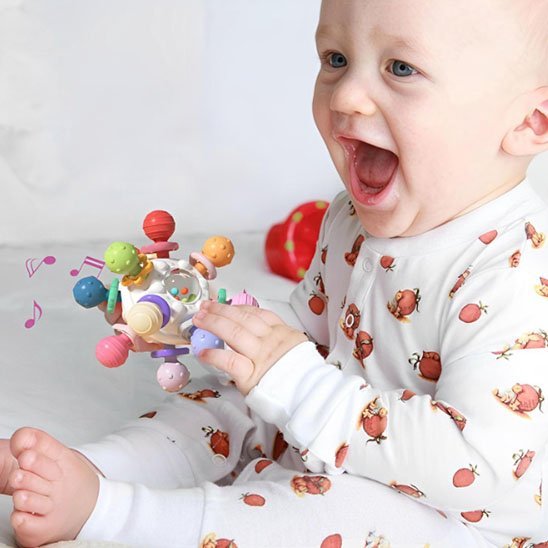 Jouet bébé | Éveil Sensoriel Multicolore - Petit Eveil
